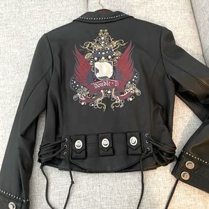 Double D Ranch Motorcycle Style Jacket